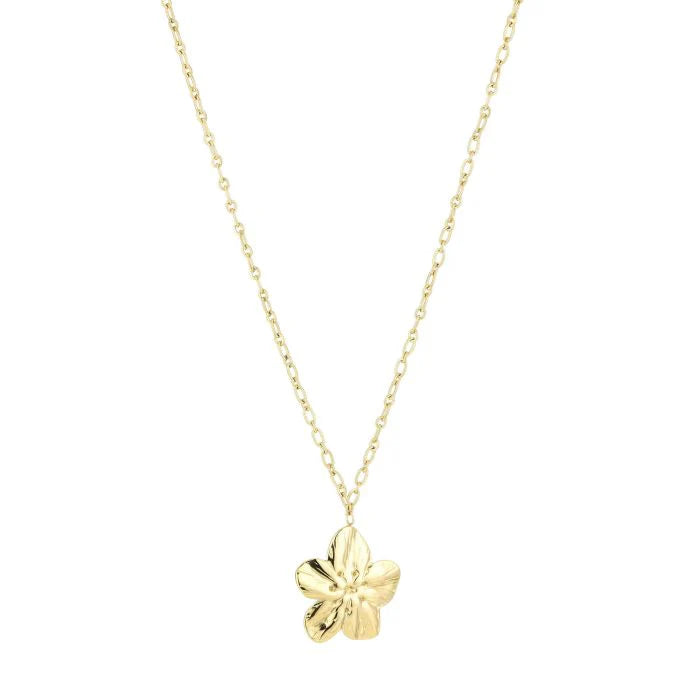 Flower Ketting Lang | Goud