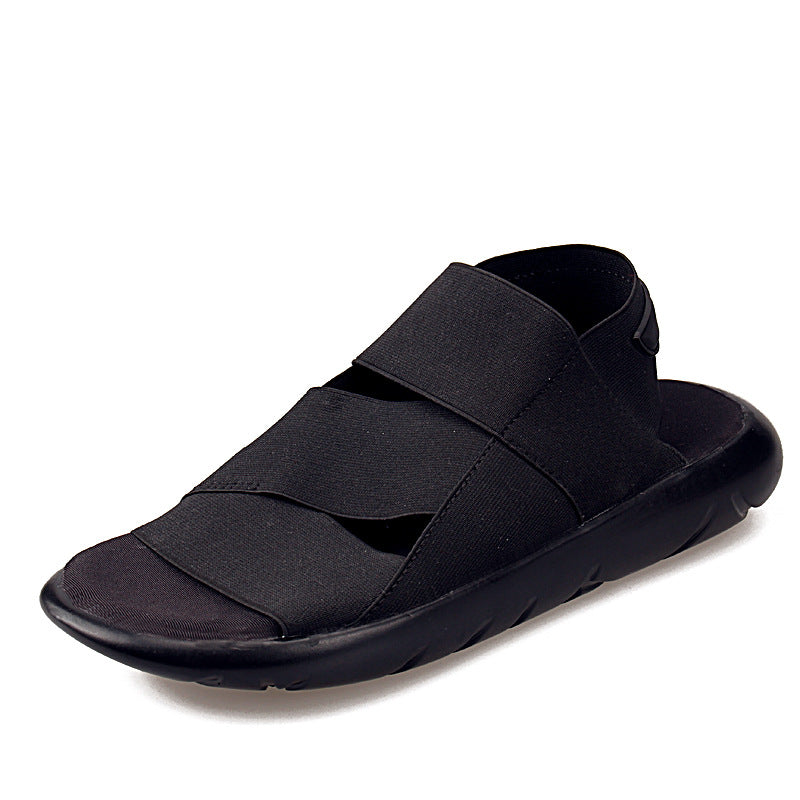 Dames comfortabele sandalen met verstelbare banden – Zwart