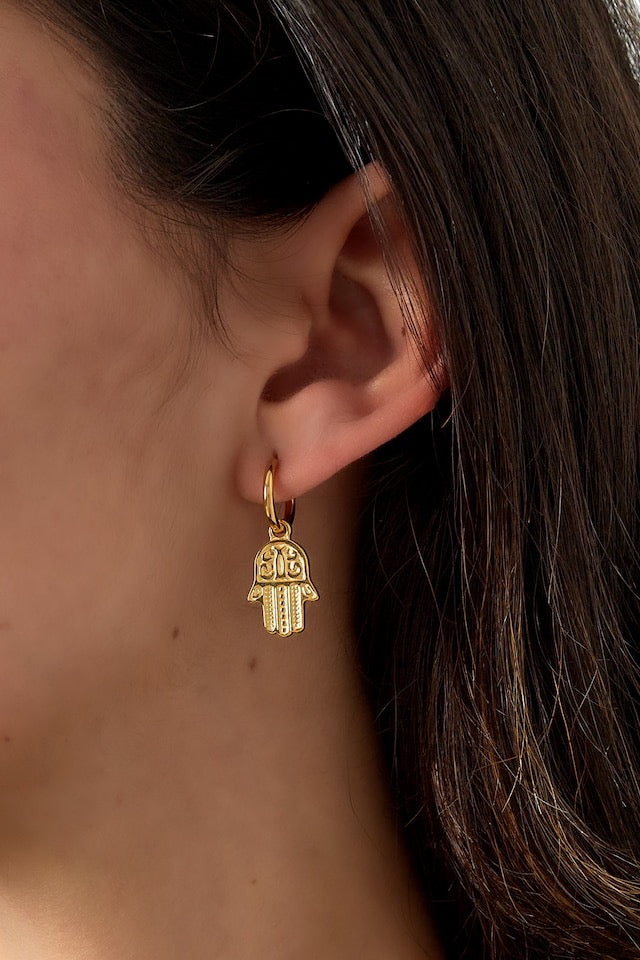 Oorbellen Magic Hand - Goud