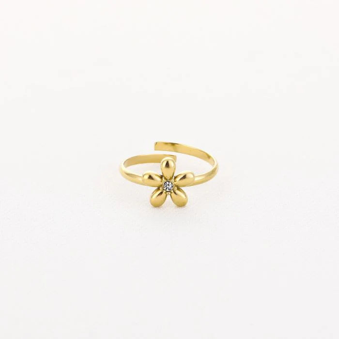 Flower Ring | Goud