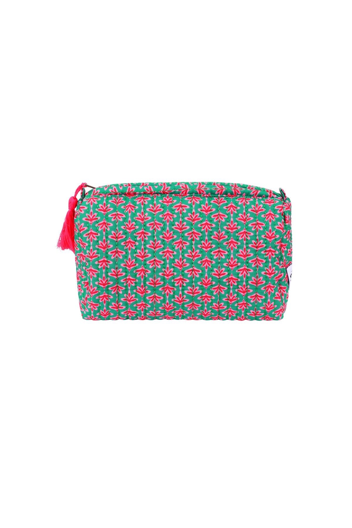Flower Make up bag | Green