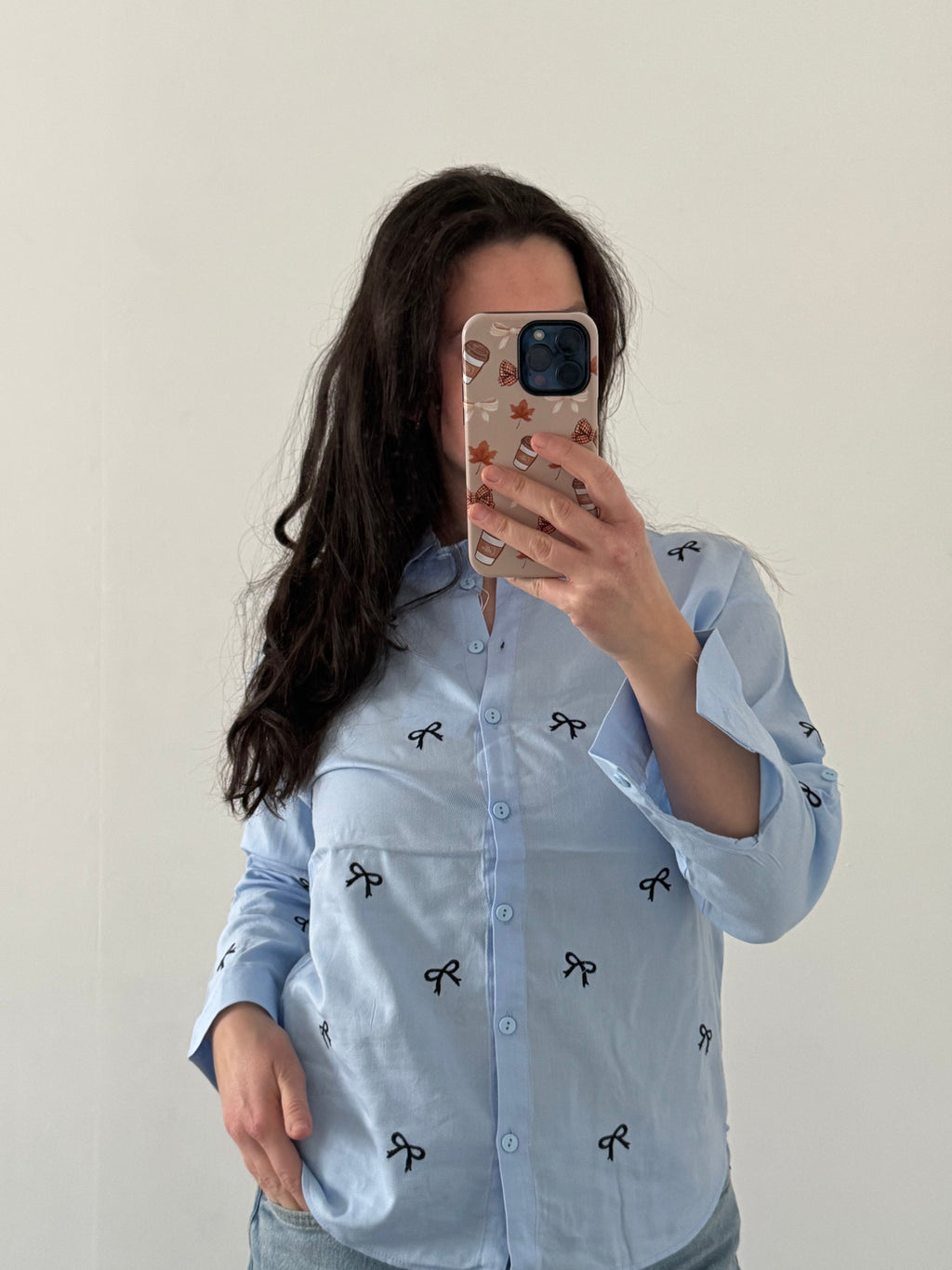 Blouse Strikjes | Blauw