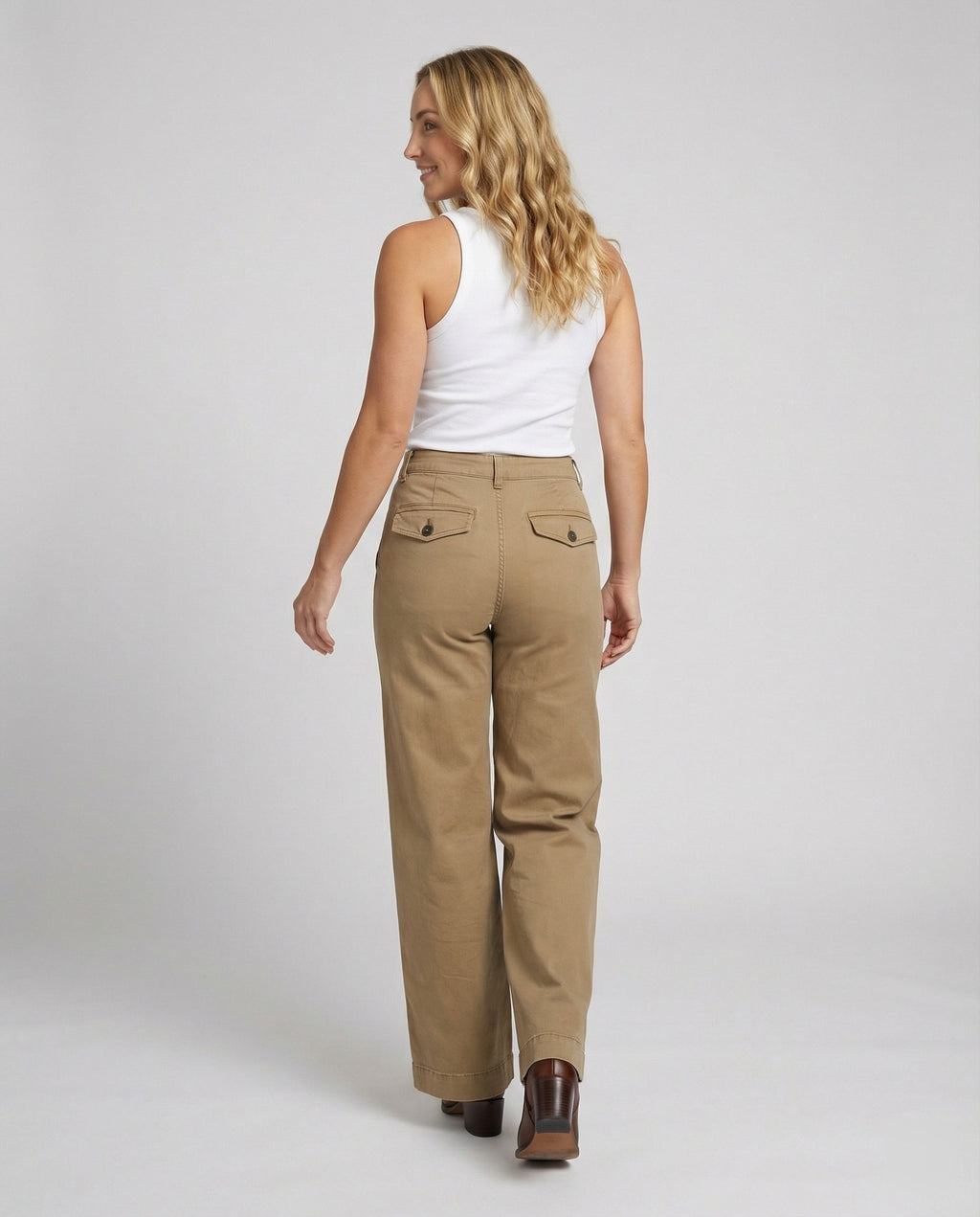 Unisex cargobroek met rechte pasvorm en retrolook – Donkergrijs