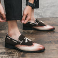 Dames modieuze mocassins met kwastdetails – Beige