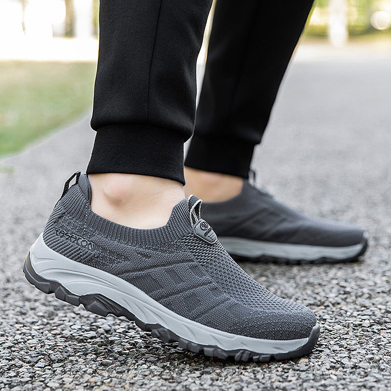 Dames comfortabele hardloopschoenen met ademend bovenwerk – Rood
