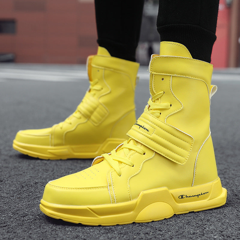 Dames sneakers met gespsluiting – Wit