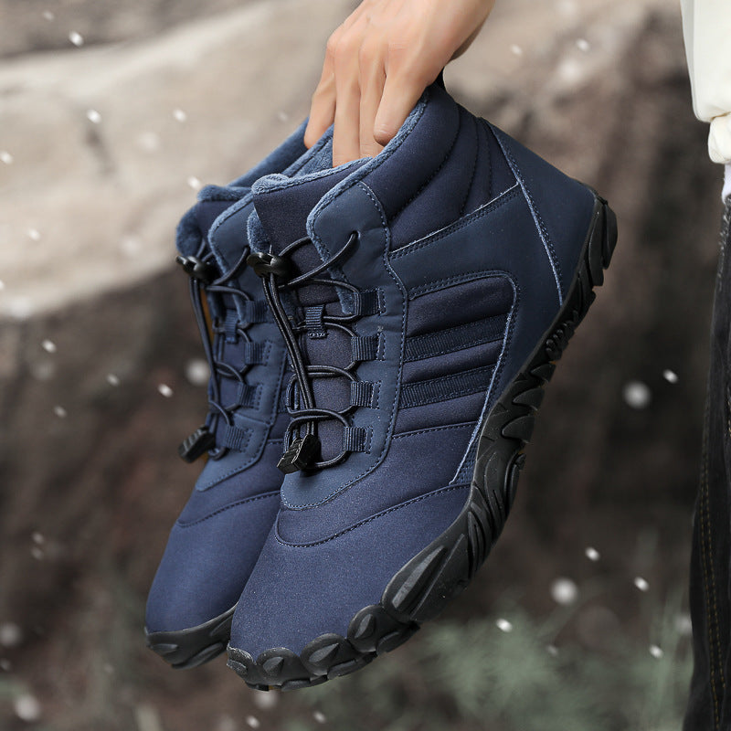 Dames sportieve wandelschoenen met dempende zool – Zwart