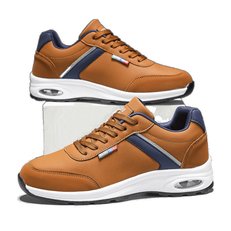 Dames comfortabele sneakers met dempende zool – Bruin en Zwart – Zwart