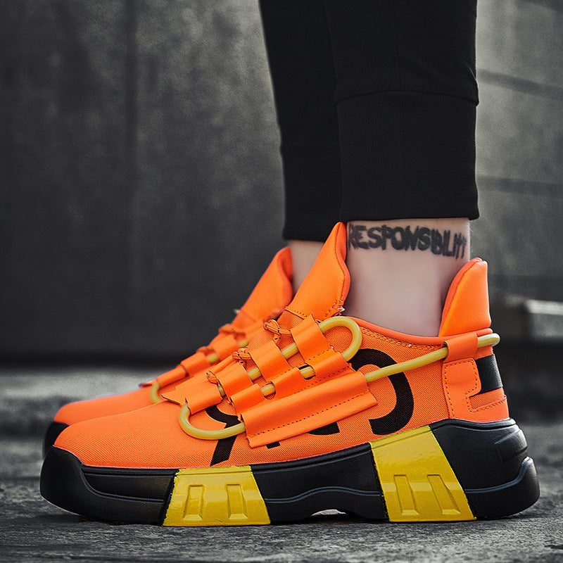 Dames modieuze sneakers met vetersluiting en dempende zool – Groen