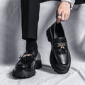Dames modieuze mocassins met antislipzool en kwastdetails – Zwart