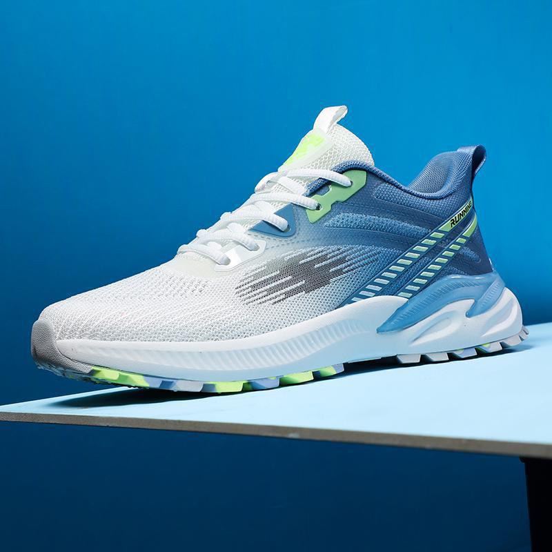 Dames hardloopschoenen met ademend mesh bovenwerk en dempende zool – Mintgroen en Zwart – Mintgroen