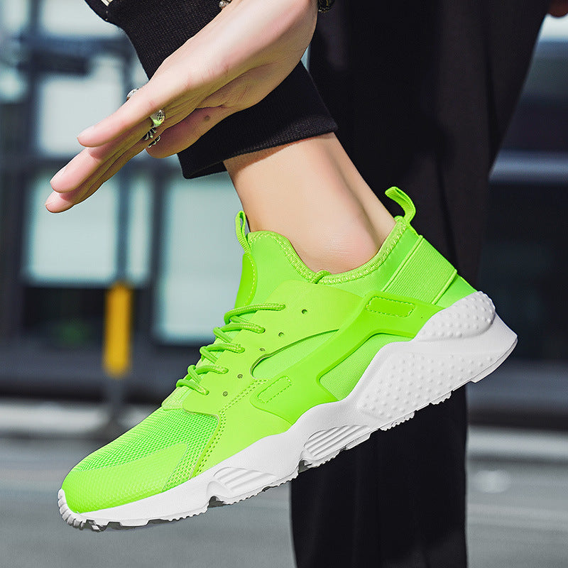 Dames performance sneakers met antislipzool en ademend bovenwerk – Groen