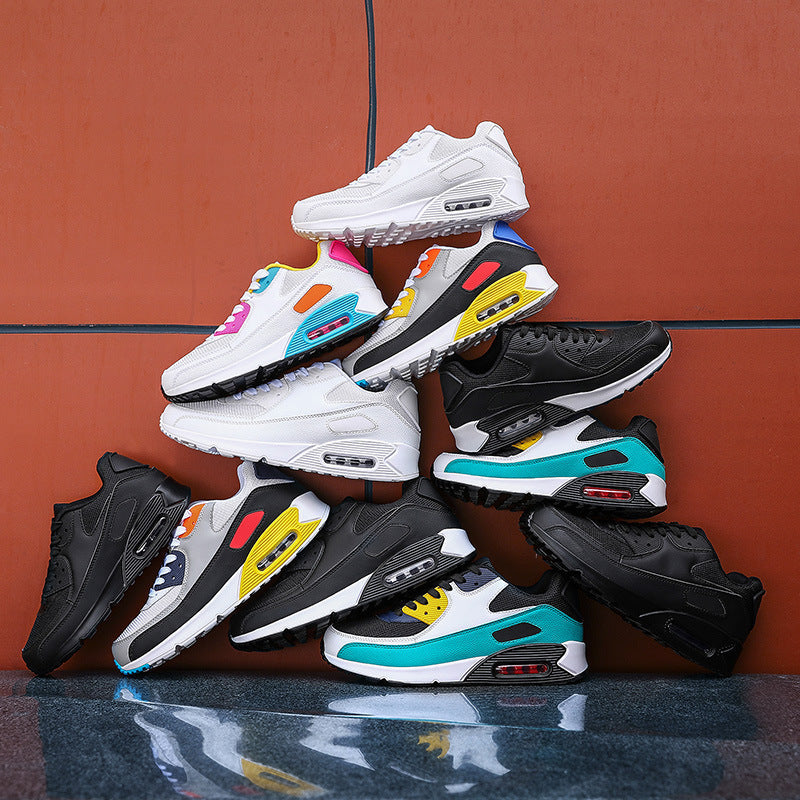 Dames stijlvolle sportsneakers met ademend mesh bovenwerk – Wit