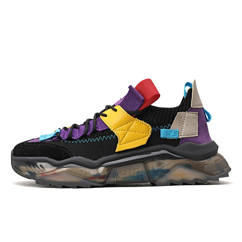 Dames modieuze outdoorsneakers met antislipzool en ademend mesh bovenwerk – Wit