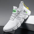 Dames lichte sportsneakers met ademend mesh bovenwerk en dempende zool – Zwart