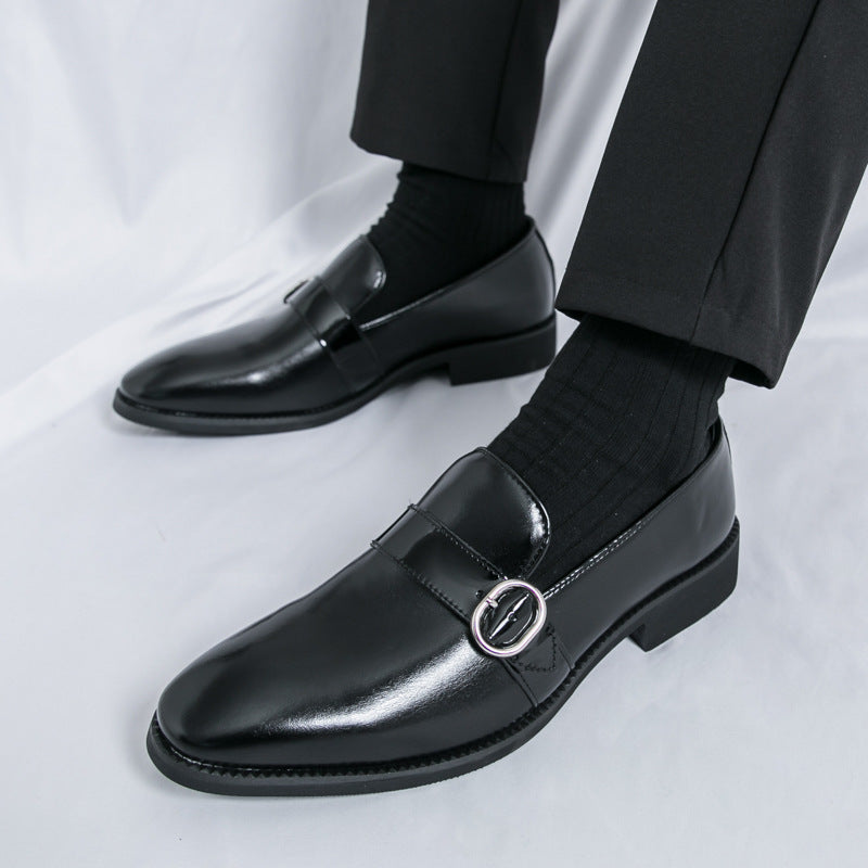Dames modieuze mocassins met gespsluiting – Paars