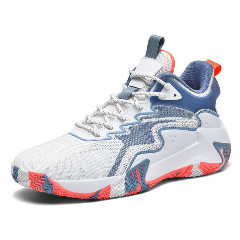 Dames performance sportsneakers met antislipzool en ademend mesh bovenwerk – Zwart-wit