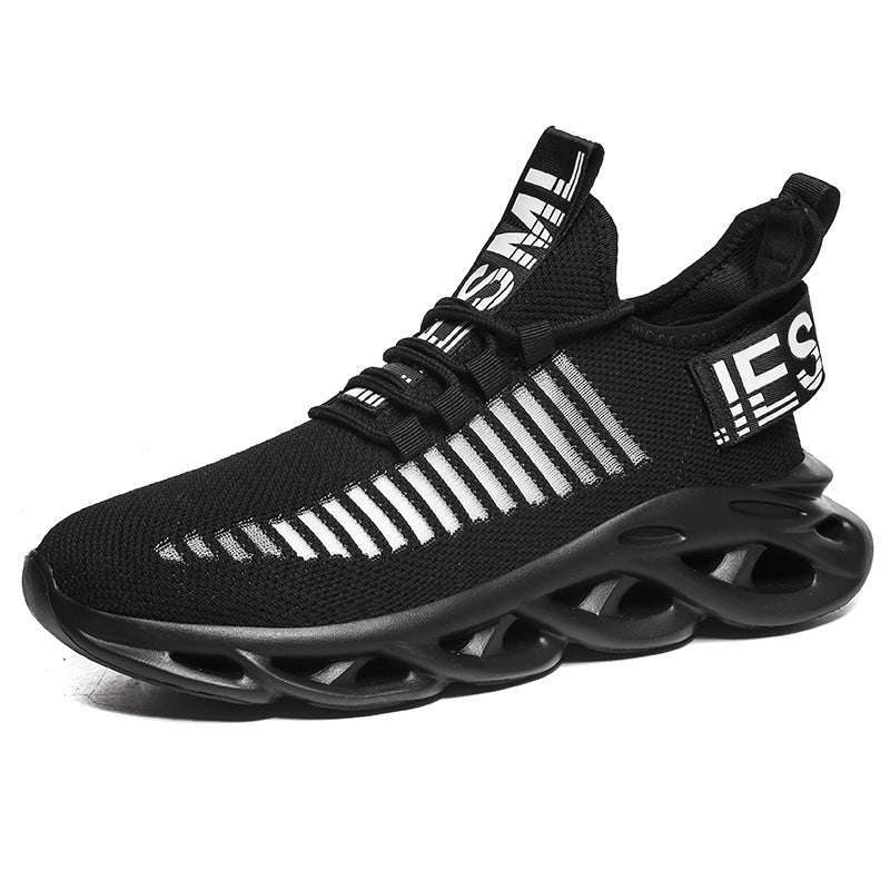 Dames performance sneakers met flexibele zool en ademend mesh bovenwerk – Appelgroen