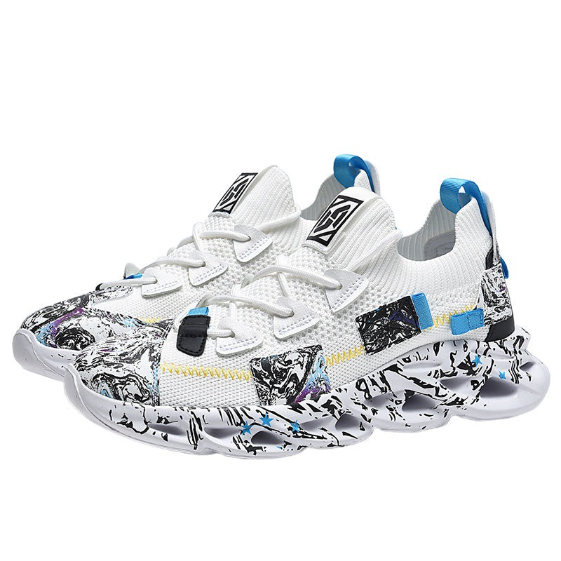 Dames technische sneakers met dynamisch zoolprofiel – Zwart