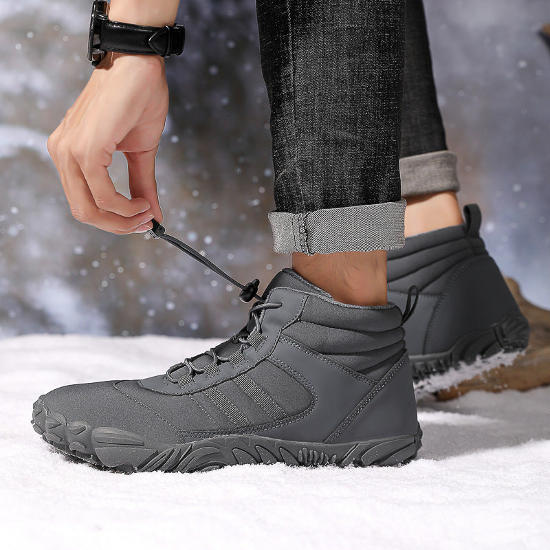 Dames sportieve wandelschoenen met dempende zool – Lichtroze