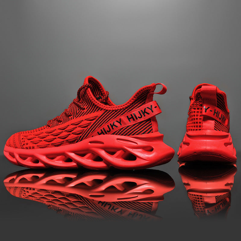 Dames sportieve sneakers met dempende zool – Zwart en Wit – Zwart