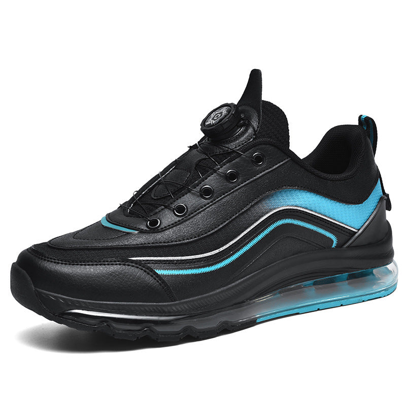 Dames sportsneakers met vetersluiting en dempende zool – Wit