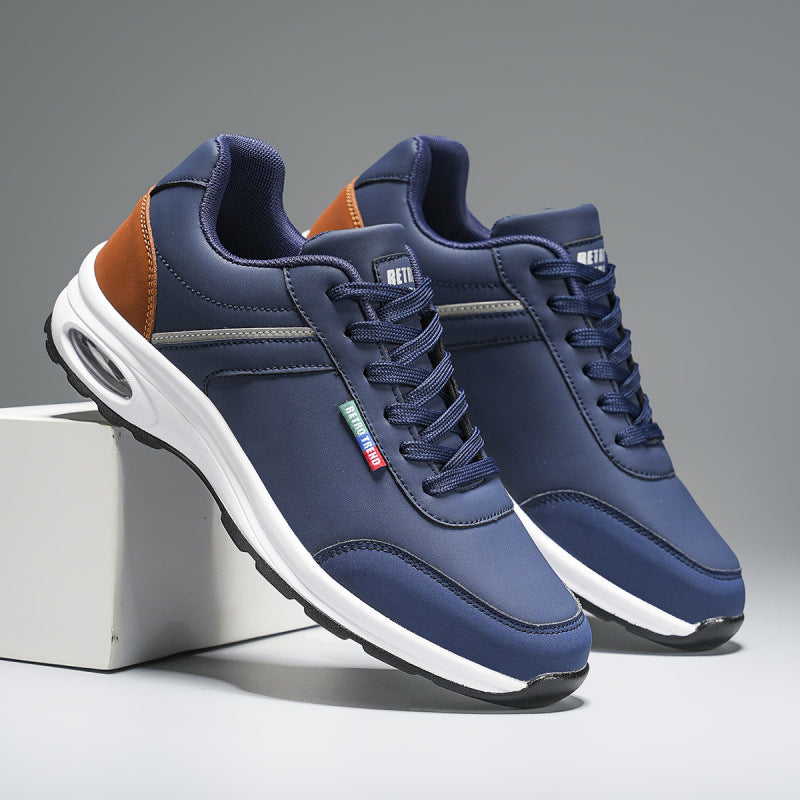 Dames comfortabele sneakers met dempende zool – Bruin en Zwart – Bruin