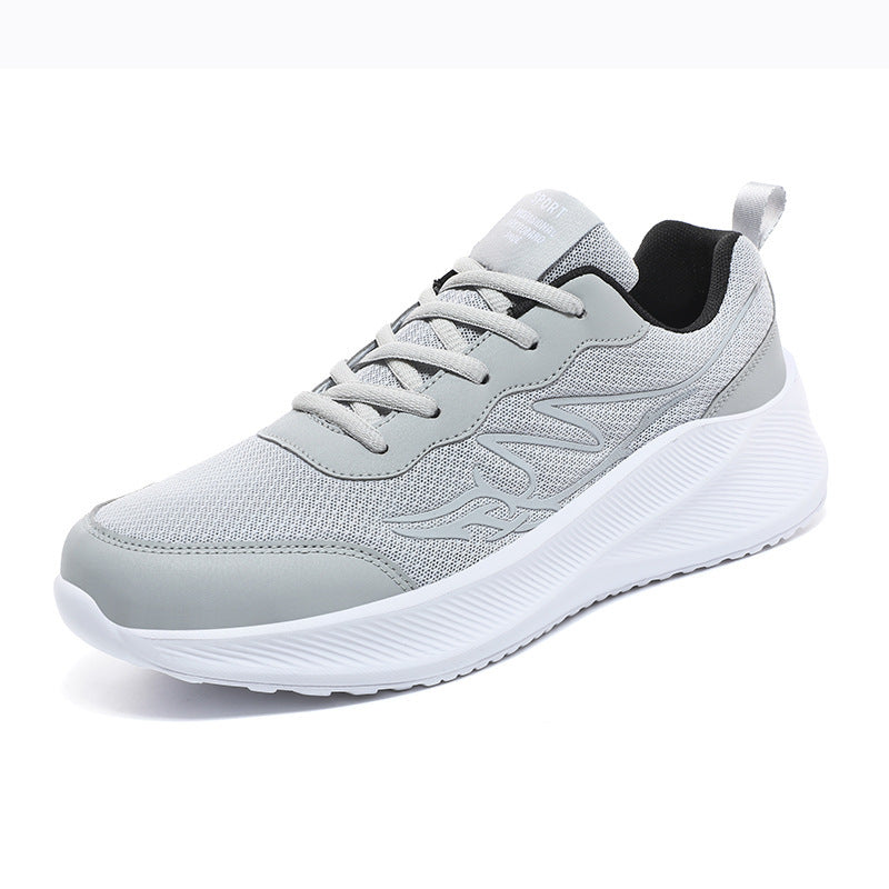 Dames stijlvolle sportsneakers met ademend mesh bovenwerk en dempende zool – Zwart