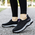 Dames comfortabele hardloopschoenen met ademend bovenwerk – Donkergrijs