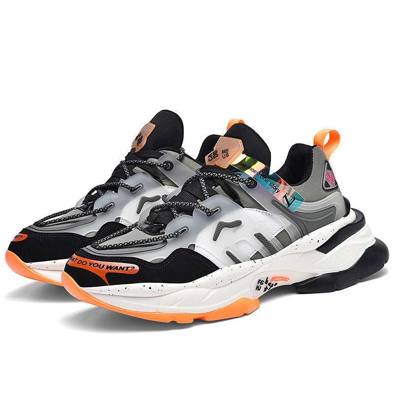 Dames technische sneakers met dempende zool en ergonomisch ontwerp – Zwart-grijs