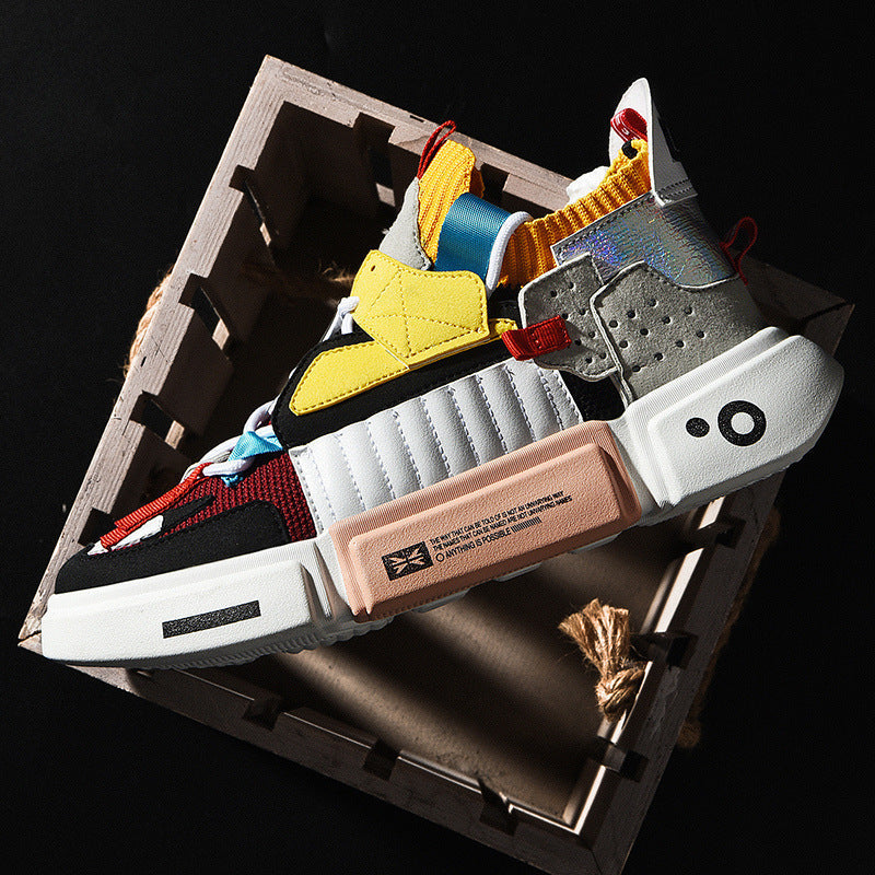 Dames technische sneakers met gripprofiel – Meerkleurig