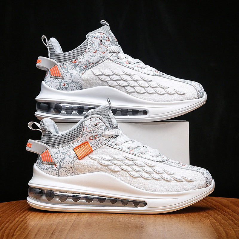 Dames performance sneakers met dempende zool – Wit en Zwart – Wit