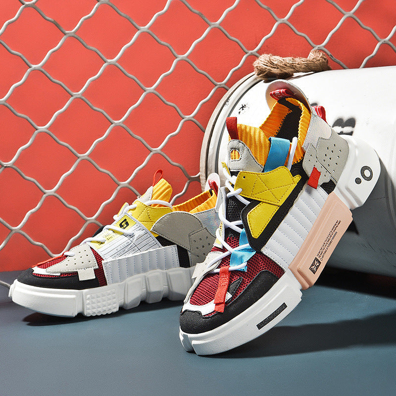 Dames technische sneakers met gripprofiel – Zwart