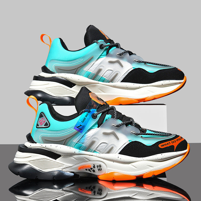 Dames modieuze sneakers met opvallend ontwerp – Grijs