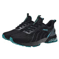 Dames comfortabele hardloopschoenen met dempende zool – Zwart-rood