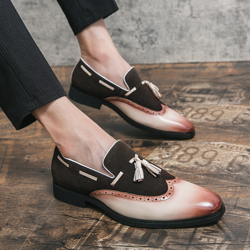 Dames modieuze mocassins met kwastdetails – Zwart