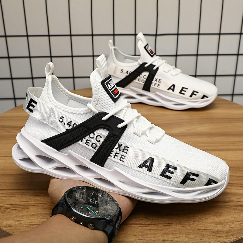 Dames sneakers met ademend bovenwerk en dempende zool – Zwart