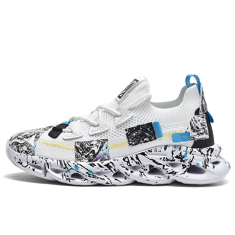 Dames technische sneakers met dynamisch zoolprofiel – Wit
