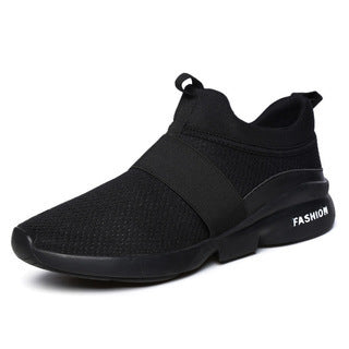 Dames lichte slip-on sneakers met ademend bovenwerk – Wit