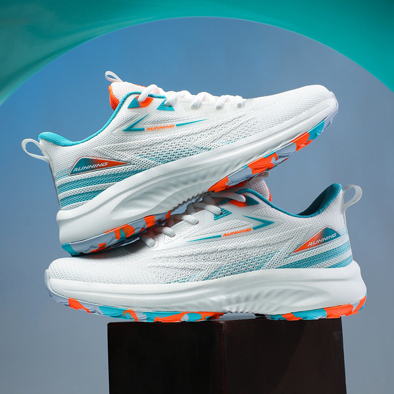Dames sneakers met ademend mesh bovenwerk en dempende zool – Turkoois