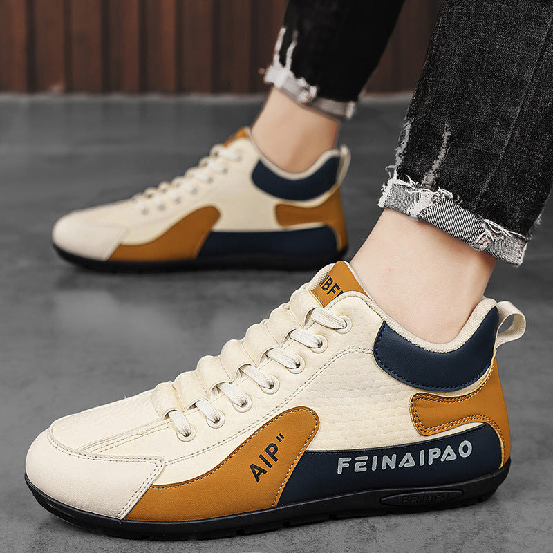 Dames sportieve sneakers met opvallend ontwerp – Bruin