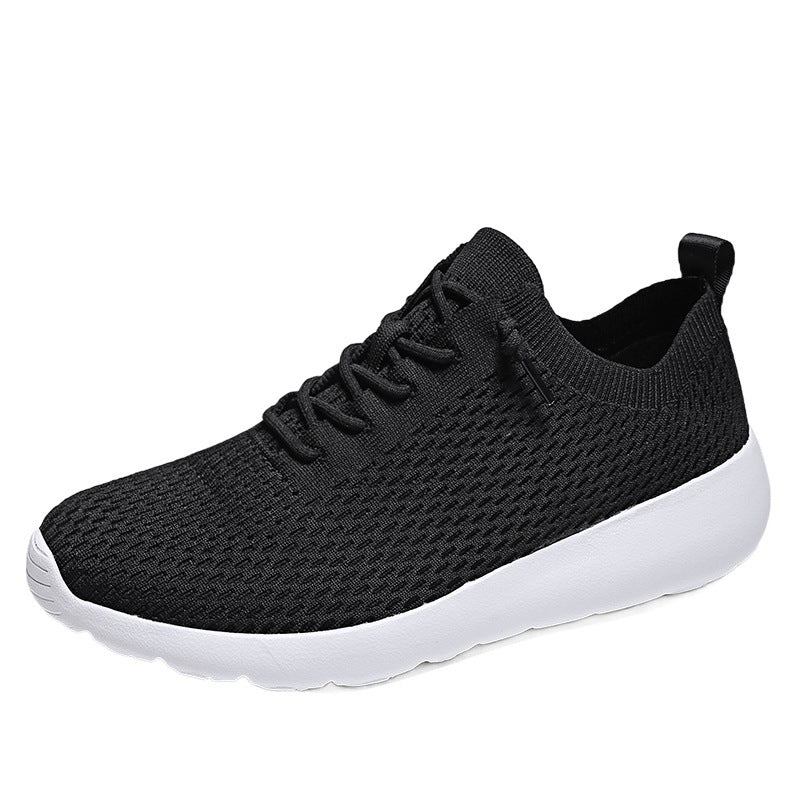 Dames lichte sneakers met flexibele zool – Zwart