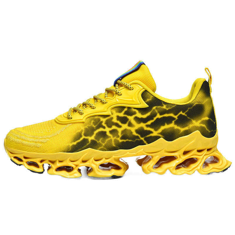 Dames sportieve hardloopschoenen met dempende zool – Zwart