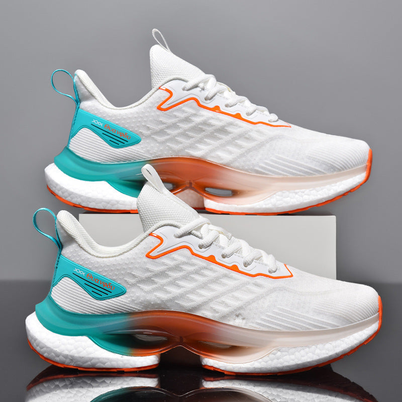 Dames comfortabele sportsneakers met dempende zool – Zwart