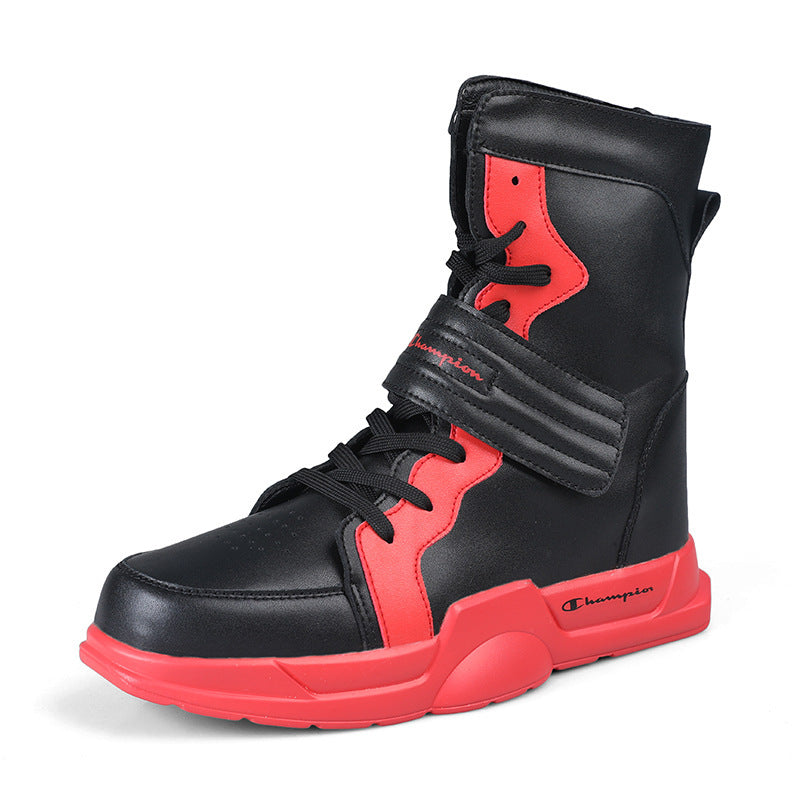 Dames sneakers met gespsluiting – Geel