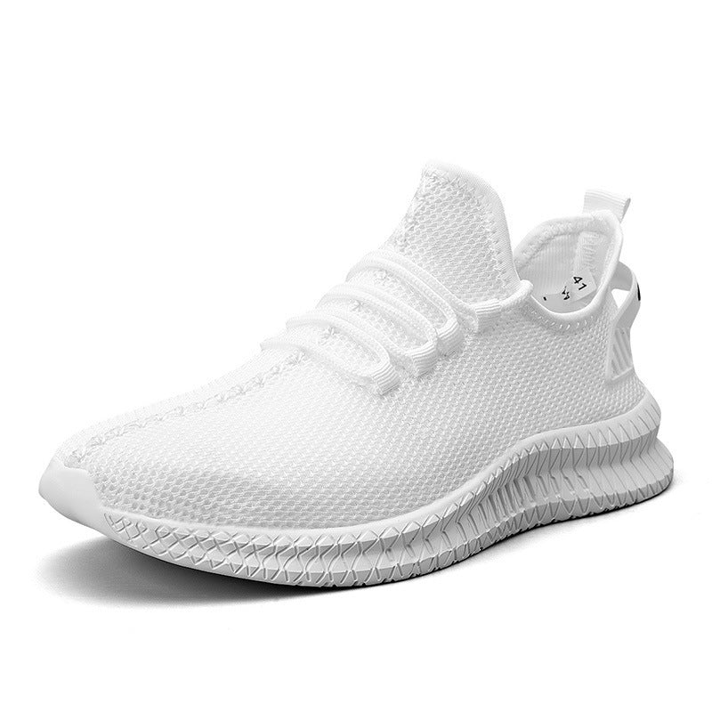 Dames lichte sneakers met ademend mesh bovenwerk – Zwart
