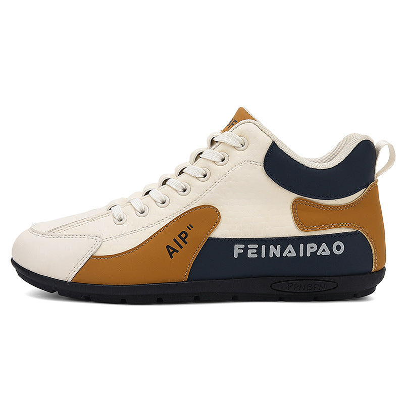 Dames sportieve sneakers met opvallend ontwerp – Bruin