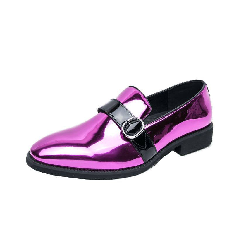 Dames modieuze mocassins met gespsluiting – Zwart