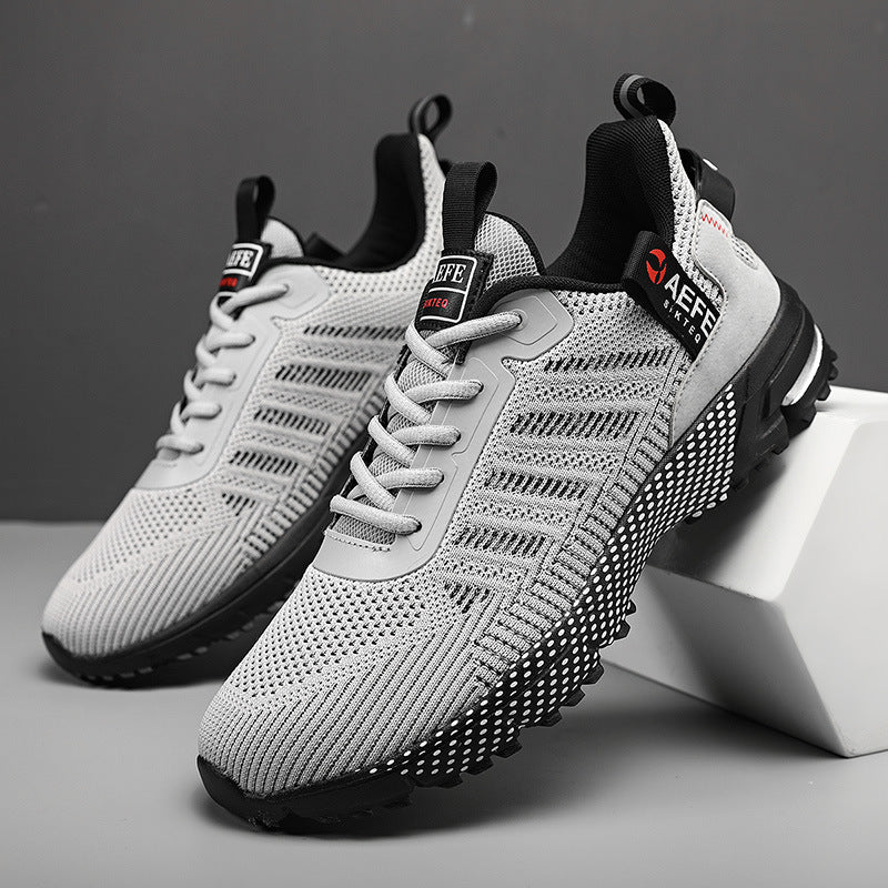 Dames lichte sportsneakers met antislipzool – Grijs