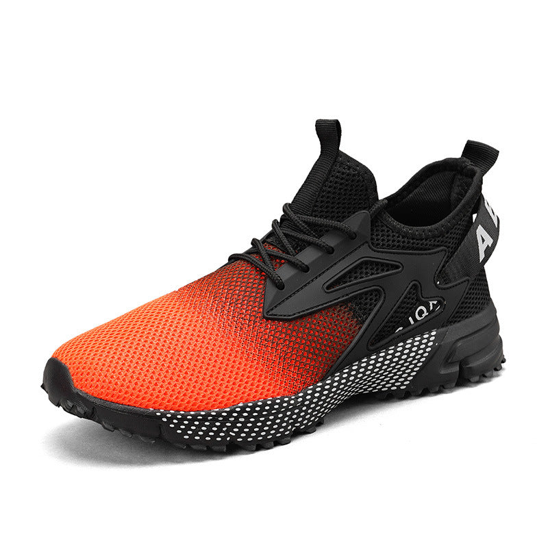 Dames sportieve sneakers met antislipzool – Groen en Rood – Rood